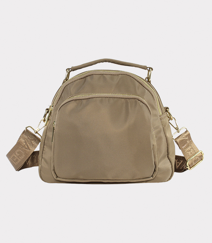 bolsos de hombro sport con cierres dorados boutiques